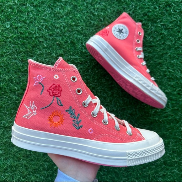 💝Converse Chuck 70 Hi Watermelon Slushy - Picture 4 of 11